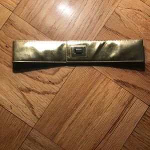 Gold h&m waist belt with turn buckle